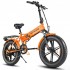 Elektrinis sulankstomas dviratis ENGWE EP - 2 PRO 750W Fat bike oranžinis